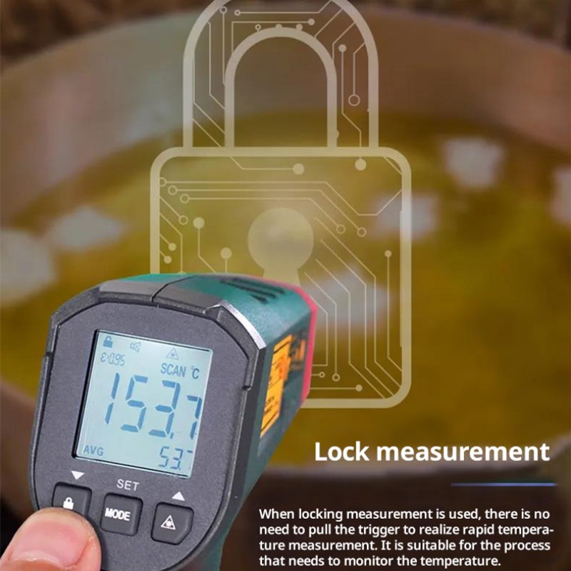 Industrial Laser Temperature Sensor - Termometr cyfrowy UNI-T UT306S UT306C, laserowy,