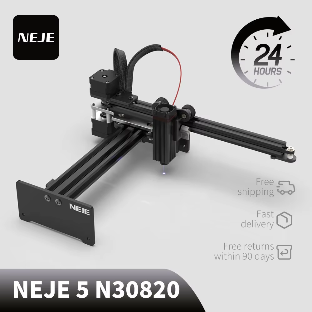 Industrial Laser Printing Machine - NEJE 5 N30820 40W Mini CNC