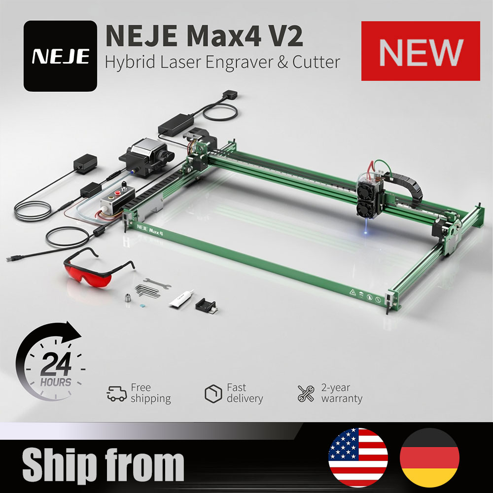 Industrial Grade Laser Cutter - NEJE Max4 V2 E80 80W Laserowa