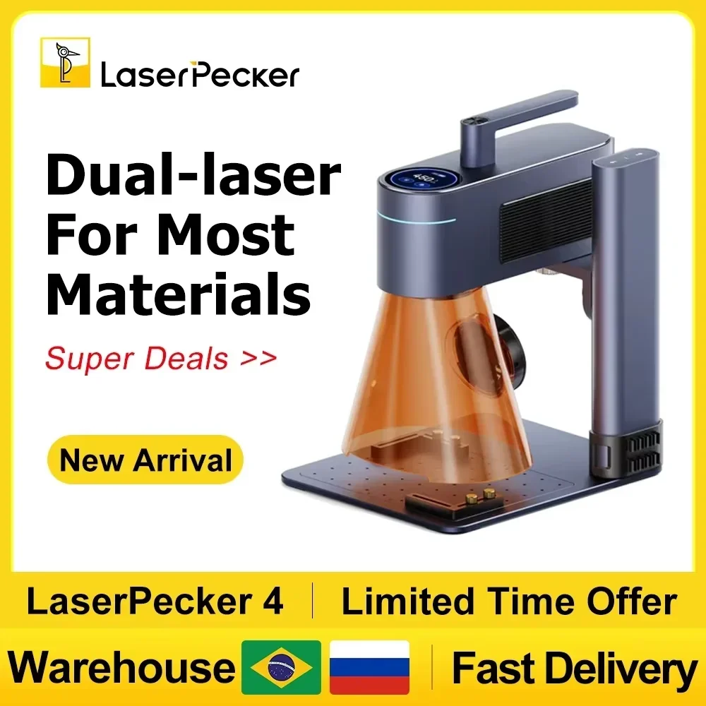 Industrial Laser Cutting - LASERPECKER 4 LP4 Maszyna do grawerowania