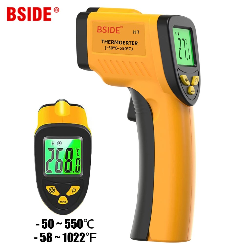 Industrial Laser Temperature Sensor - Cyfrowy termometr na podczerwień -50-550C bezdotykowy