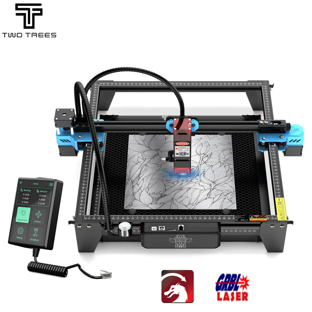 Industrial Laser Printing Machine - Twotrees TTS-10 Pro 80W Grawer laserowy
