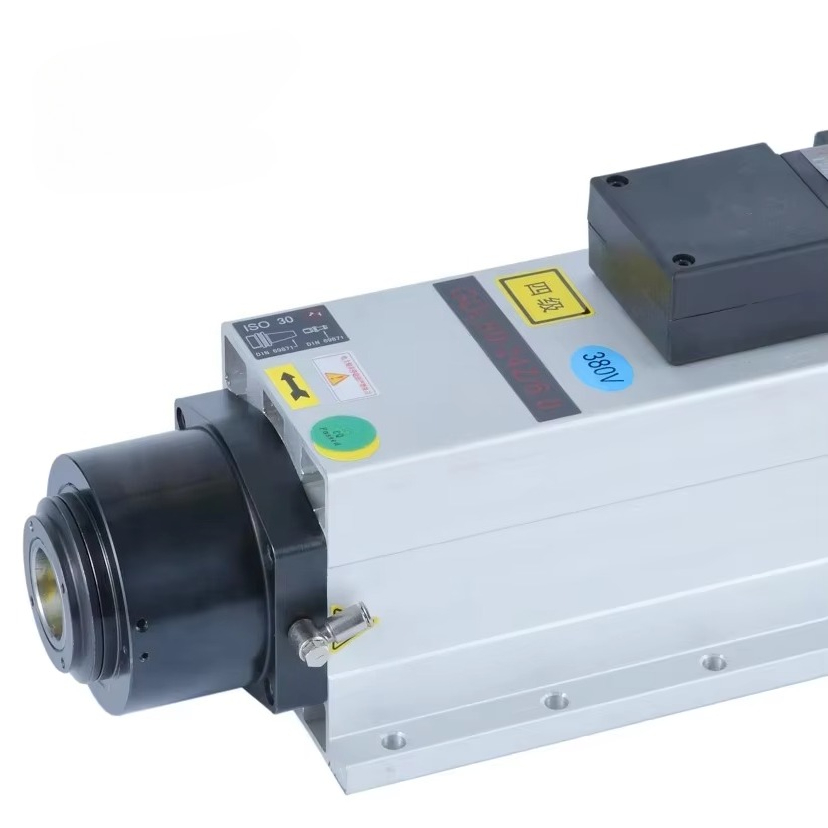 Cnc Spindle Motor - Precyzyjna frezarka CNC 6KW ISO30 chłodzona