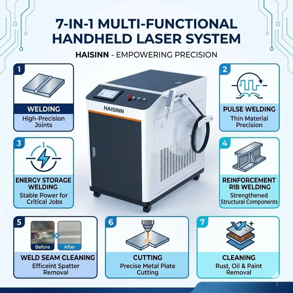 Przemysłowa ręczna spawarka la – Industrial Laser Welding Machine Hand Held recenzja i cena