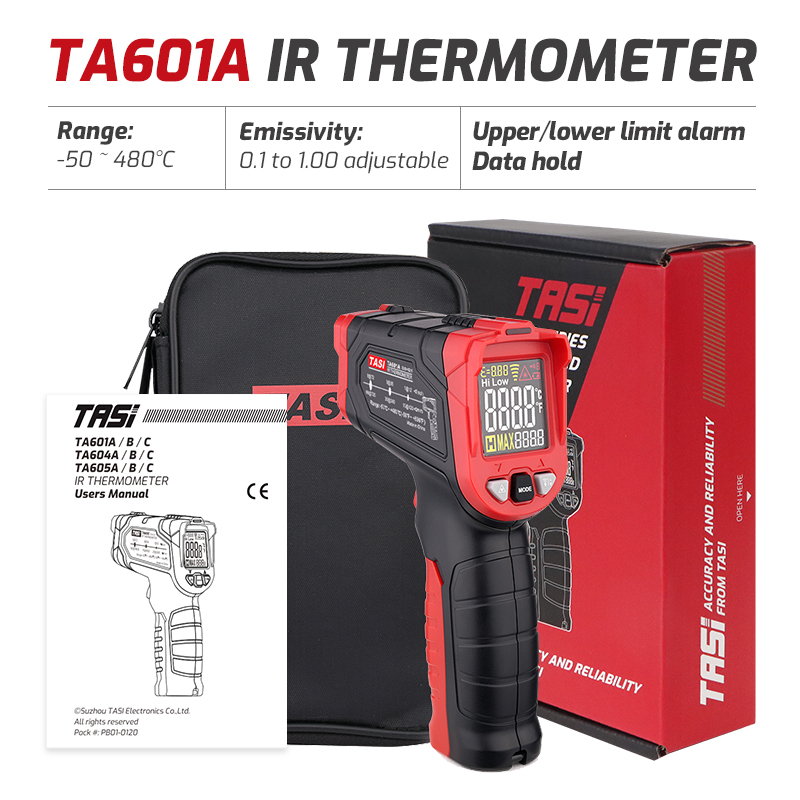 Termometr na podczerwień TA601 – Industrial Laser Thermometer recenzja i cena