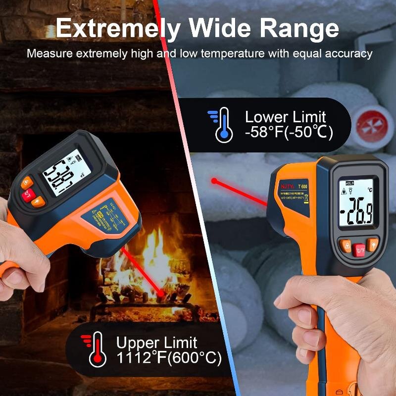 Termometr cyfrowy na podczerwi – Industrial Laser Thermometer recenzja i cena