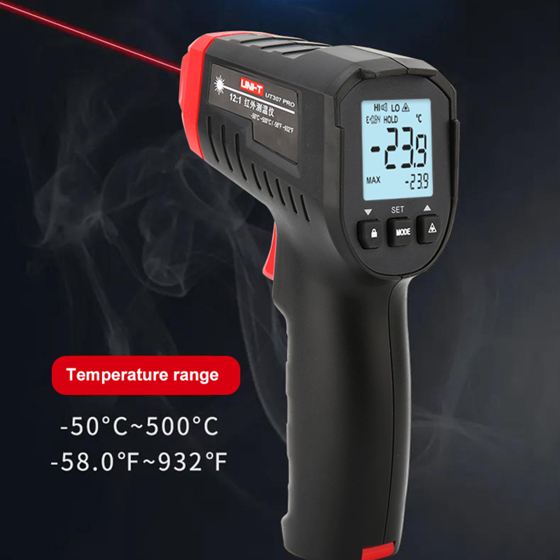 Termometr cyfrowy UNI-T UT306S – Industrial Laser Temperature Sensor recenzja i cena
