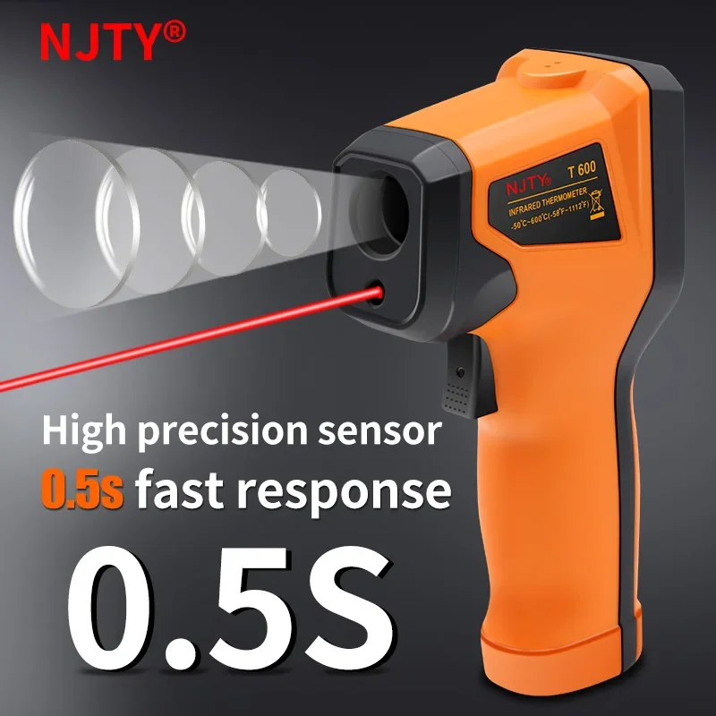 Termometr cyfrowy na podczerwi – Industrial Laser Temperature Gun recenzja i cena