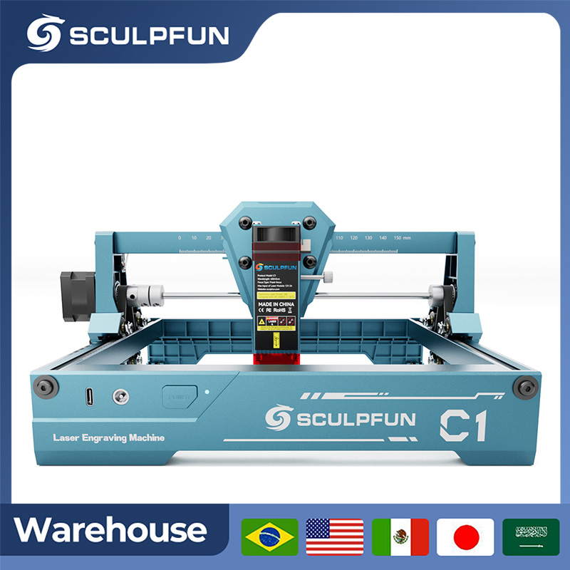 Sculpfun 3W C1 Mini Laserowa M – Industrial Laser Cutting recenzja i cena