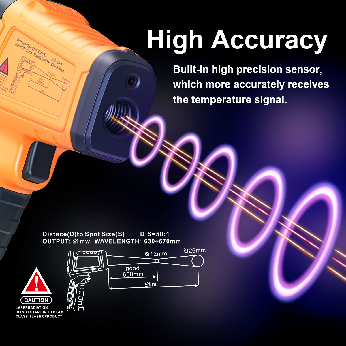 DT1000 DT1600 Termometr na pod – Industrial Laser Temperature Sensor recenzja i cena