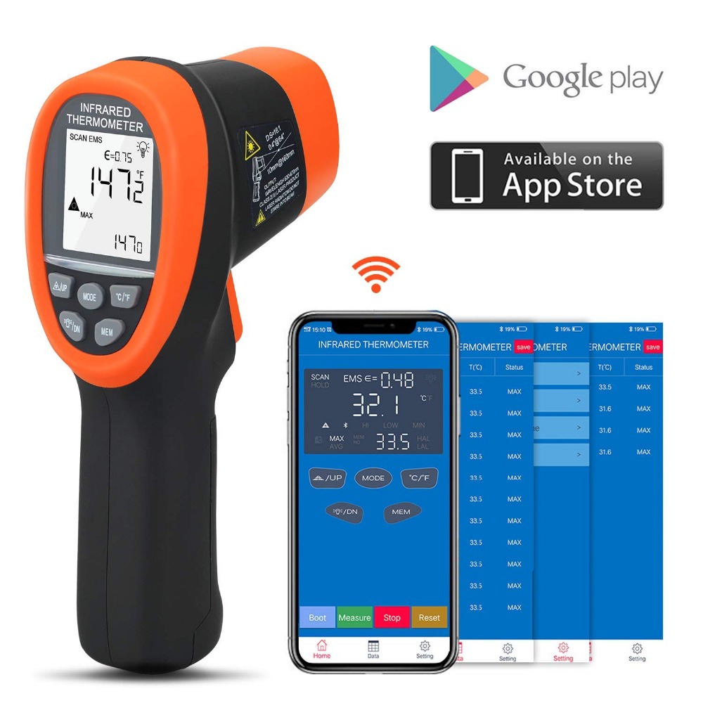BTMETER Cyfrowy pirometr Bezdo – Industrial Laser Temperature Gun recenzja i cena
