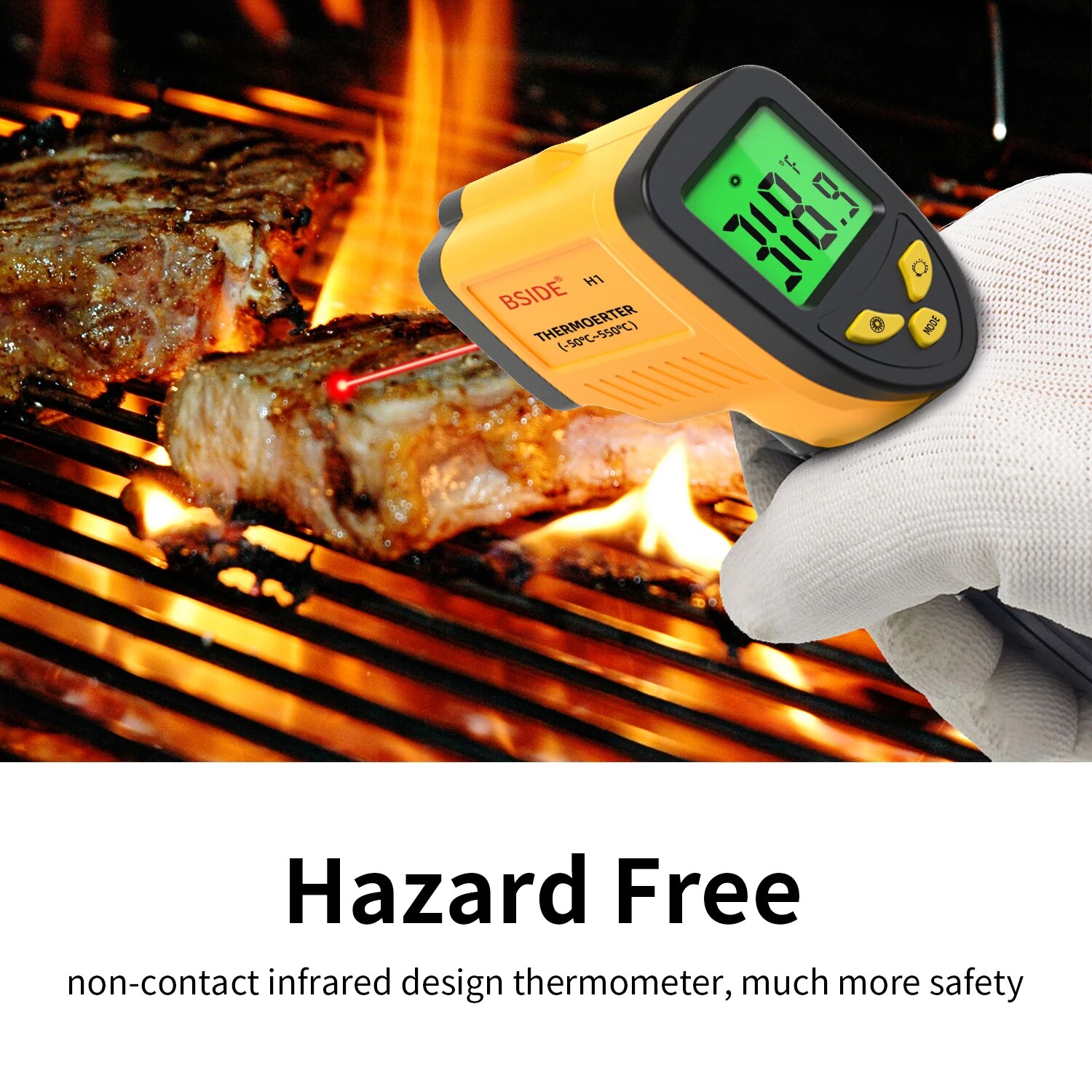 Cyfrowy termometr na podczerwi – Industrial Laser Temperature Sensor recenzja i cena