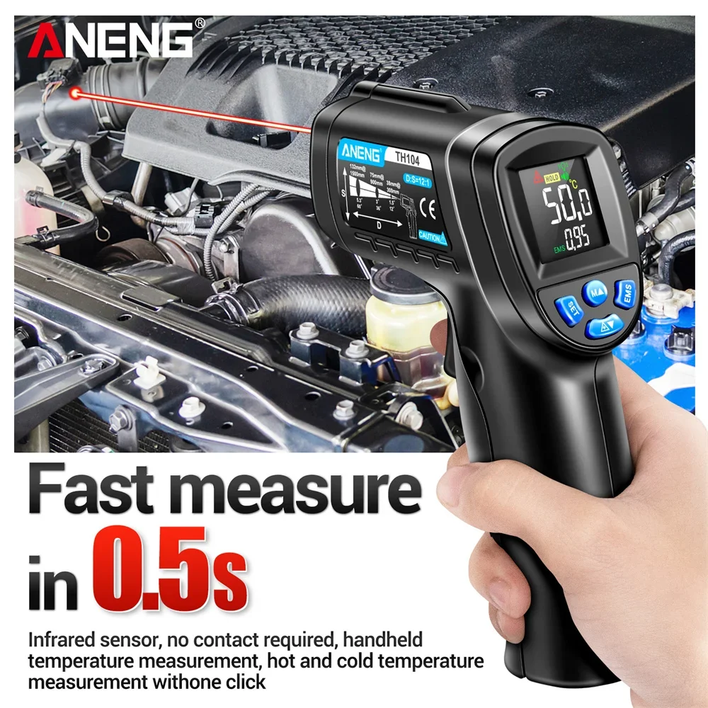 Termometr na podczerwień Przem – Industrial Laser Temperature Gun recenzja i cena