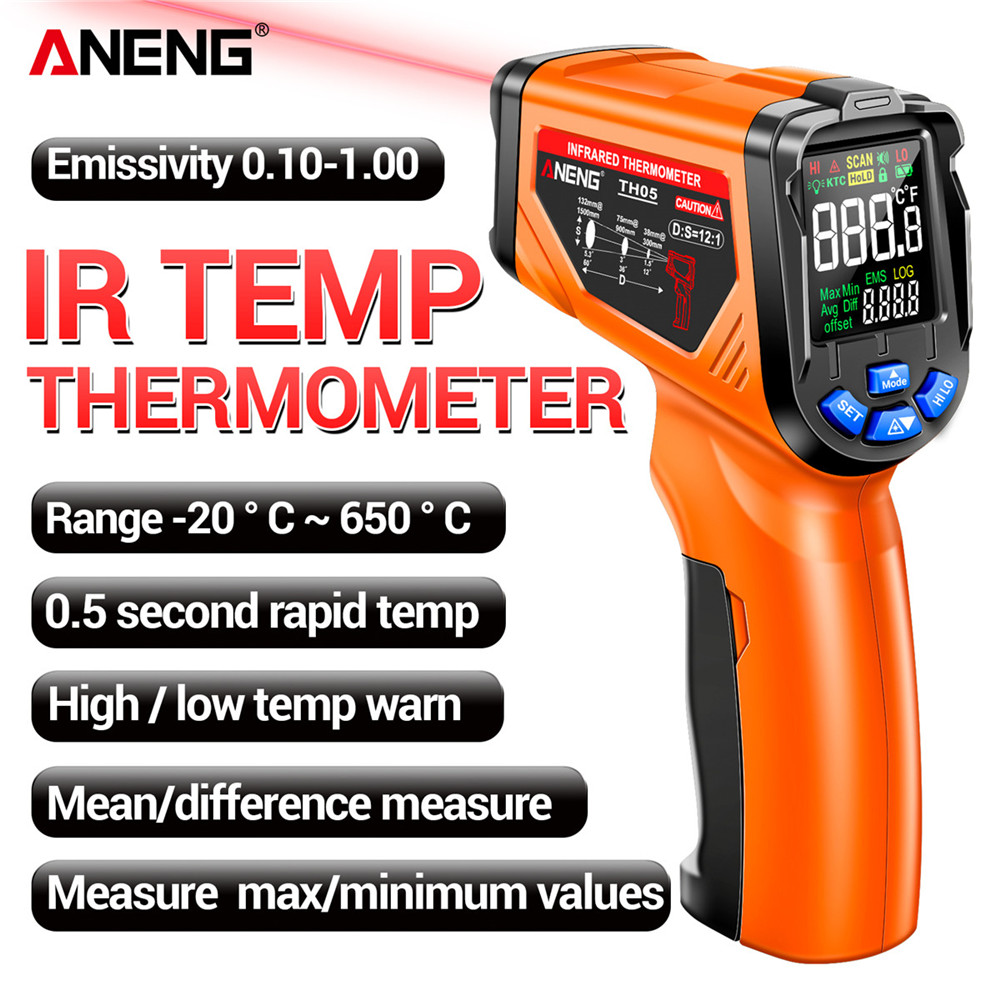 Termometr na podczerwień ANENG – Industrial Laser Temperature Gun recenzja i cena