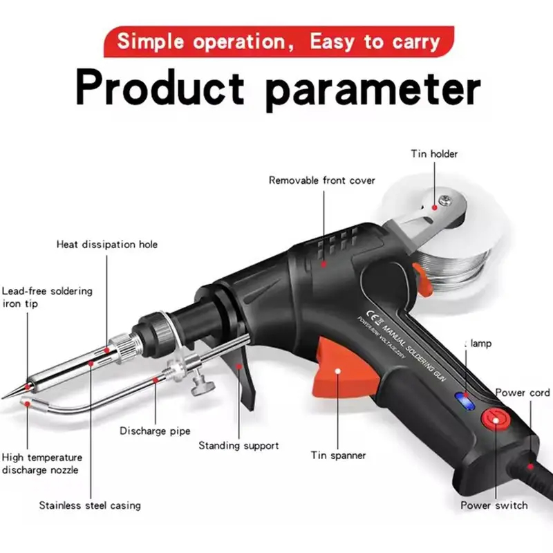Wielofunkcyjna lutownica, zest – Industrial Laser Soldering Gun recenzja i cena